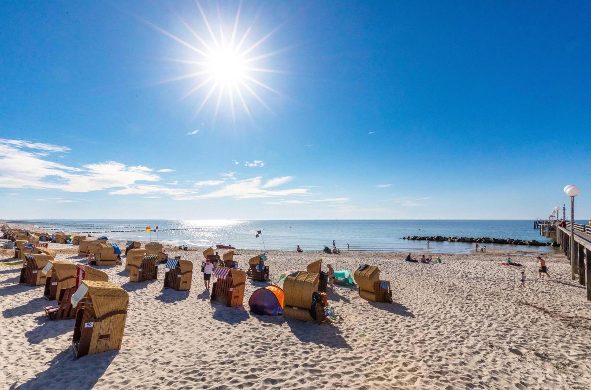 Seebaer Mit Terrasse Zingst Luaran gambar